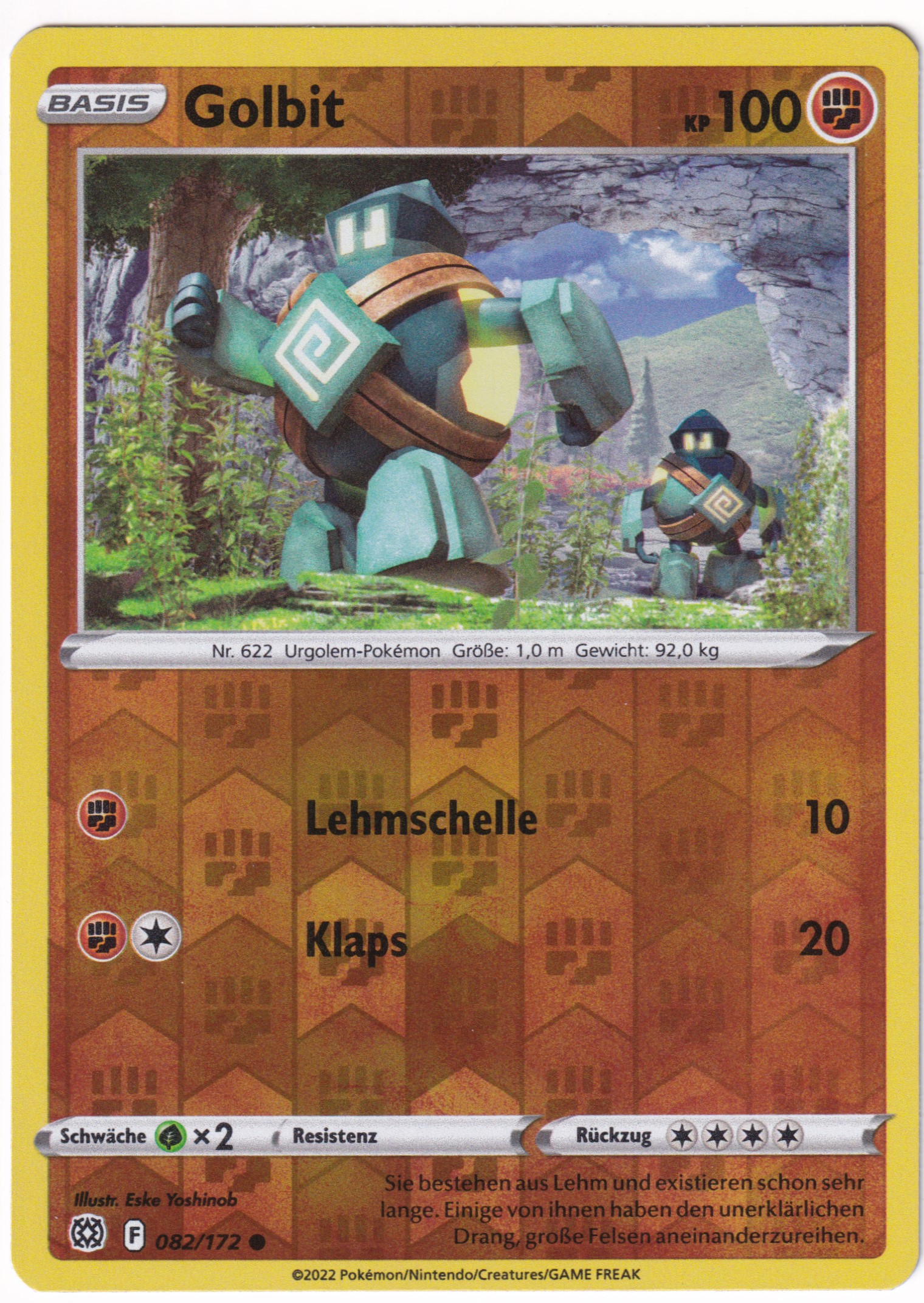 Golbit 082/172 Common Reverse Holo - Strahlende Sterne Deutsch