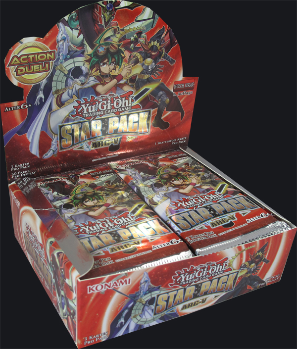 Yu-Gi-Oh! Star Pack ARC-V 50er Booster Display offen