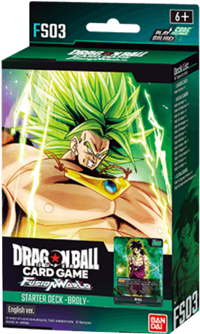 Dragonball Super Card Game - Fusion World Starter Deck FS03 Broly englisch