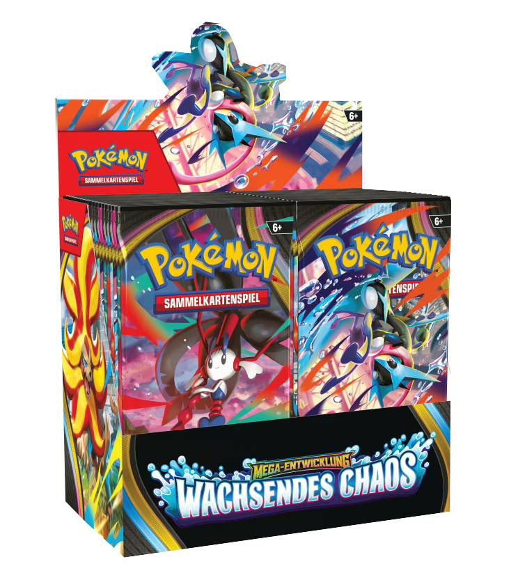 Pokemon Mega-Entwicklung Wachsendes Chaos Booster Display deutsch