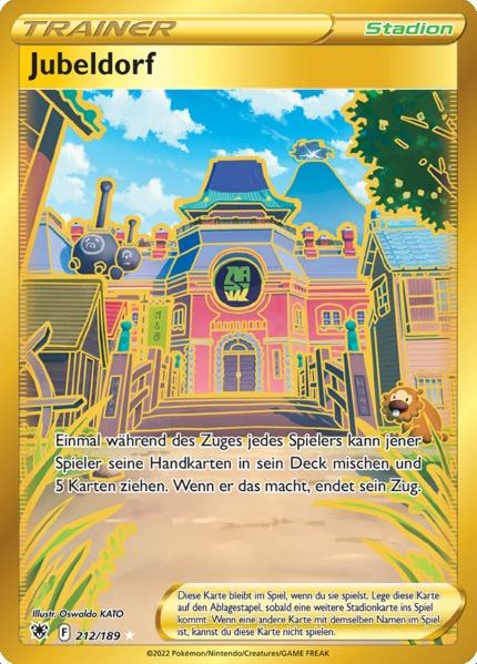 Jubeldorf 212 /189 Secret Rare - Astralglanz Deutsch