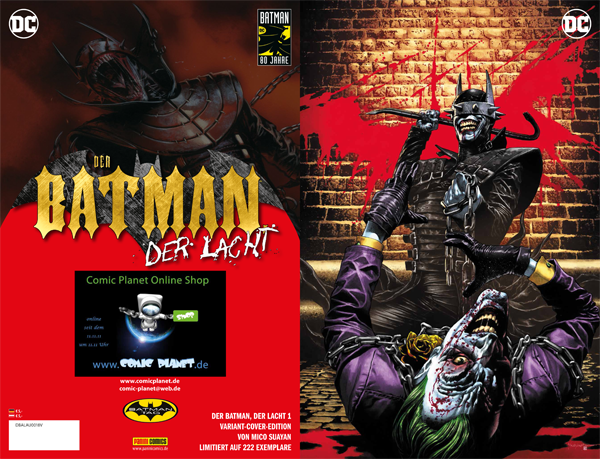 Der Batman, der lacht #1 Exklusives Comic Planet Variant Cover