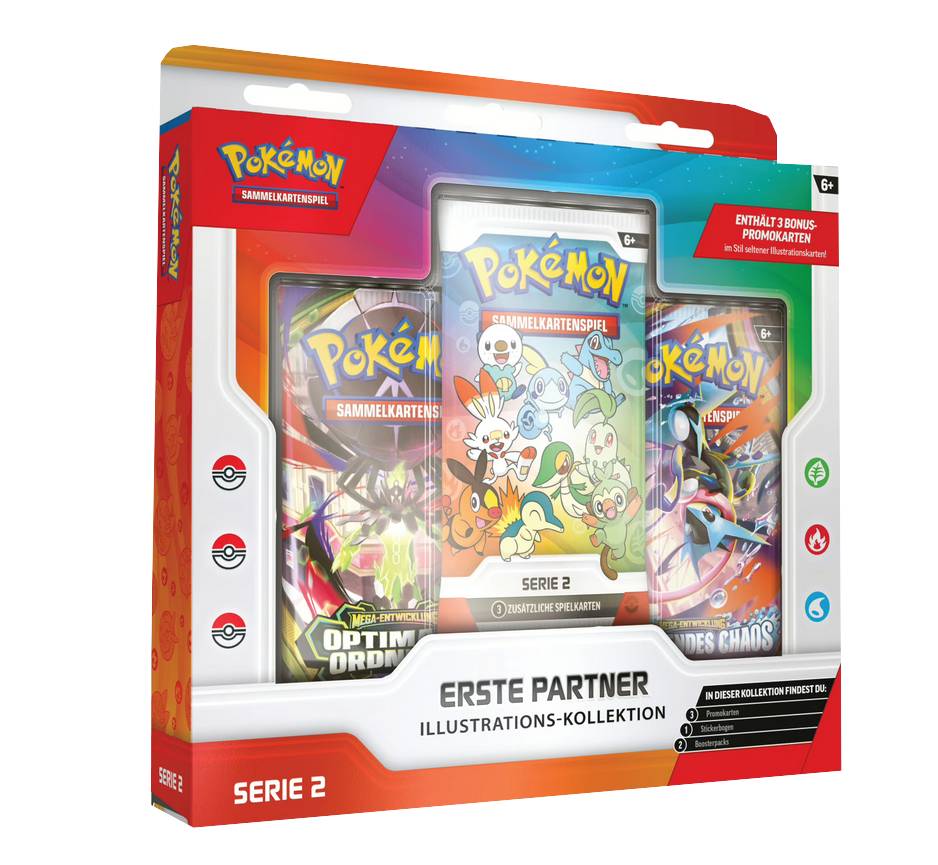 Pokemon Erste-Partner Illustration Kollektion Serie 2 deutsch