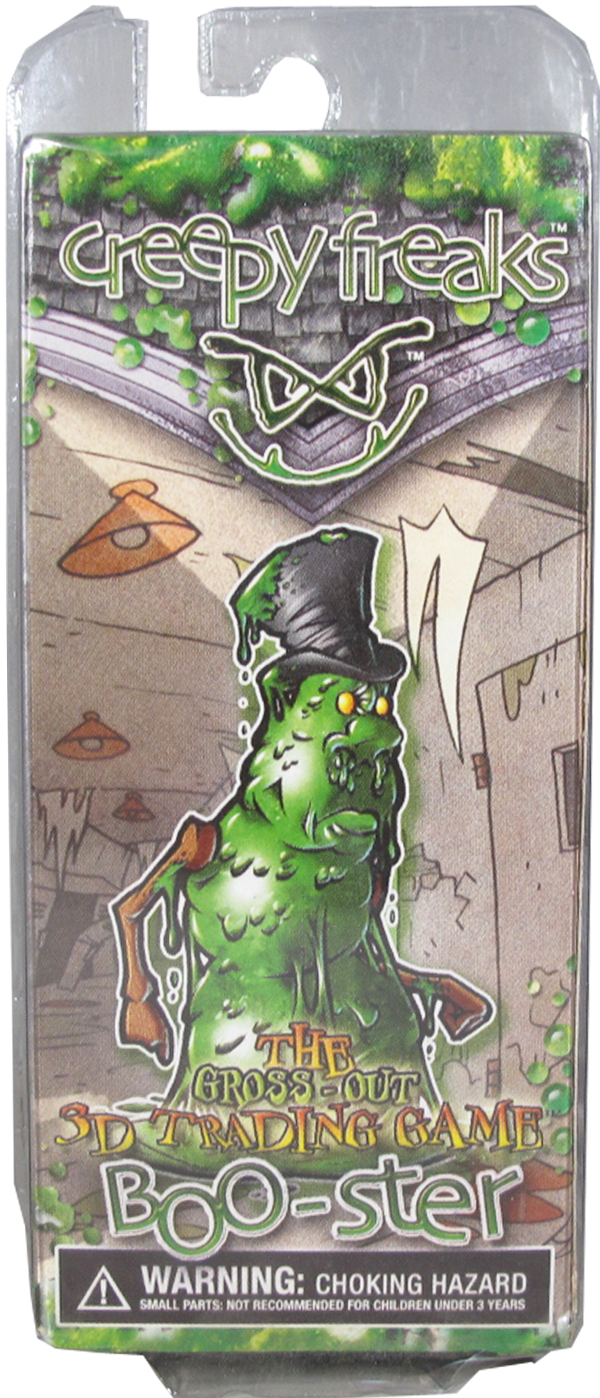 Action Figur - Creepy Freaks - The Gross-Out 3D Trading Game - Booster