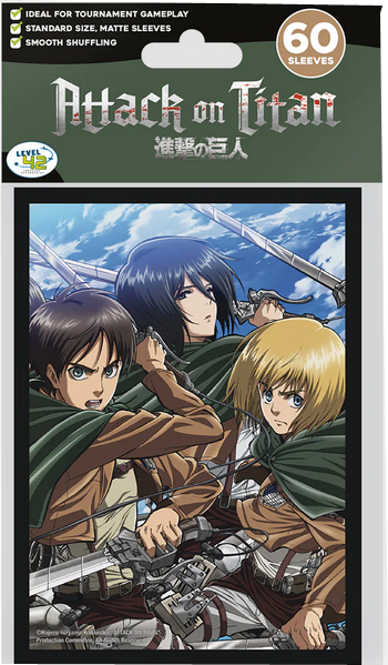 Attack on Titian - Battle Trio - Standart - Card Sleeves (60 Sleeves)
