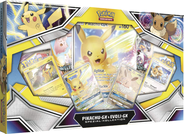Pokemon Pikachu-GX & Evoli-GX Kollektion