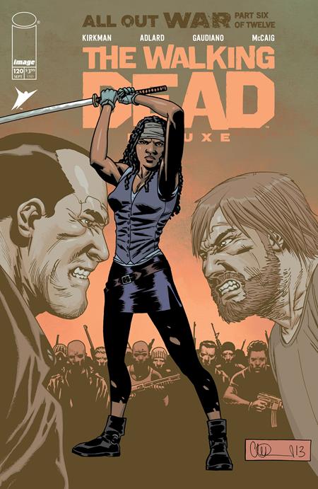 WALKING DEAD DELUXE #120 CVR B CHARLIE ADLARD