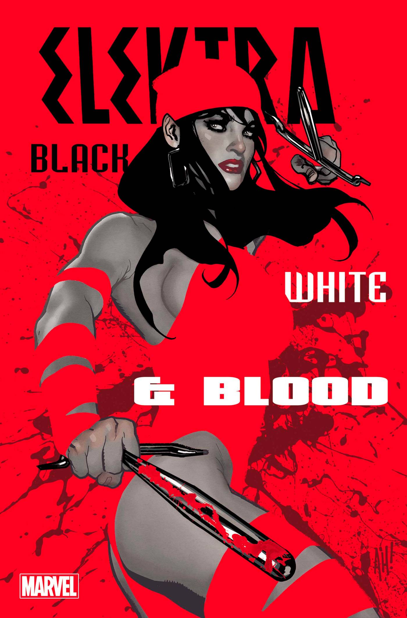 ELEKTRA BLACK WHITE BLOOD #2 (OF 4) Cover A