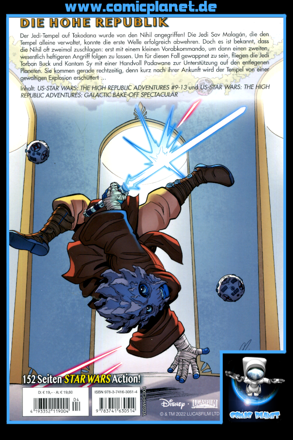 Star Wars: Die Hohe Republik - Abenteuer Band 04 - Disney SC