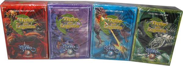 Myths and Legends Sacred Sword Themendeck 4er Set