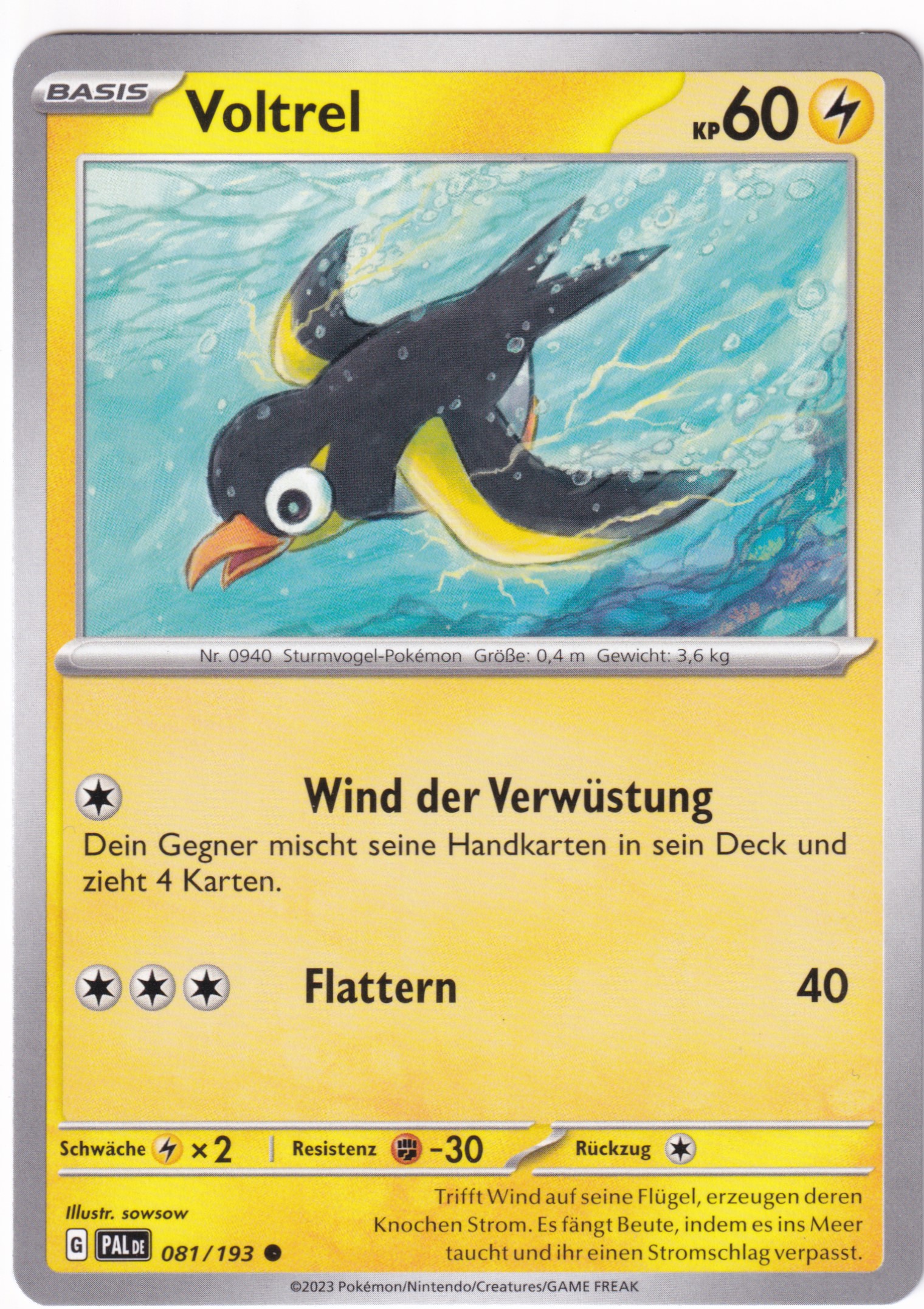 Voltrel 081/193 Common - Entwicklungen in Paldea Deutsch