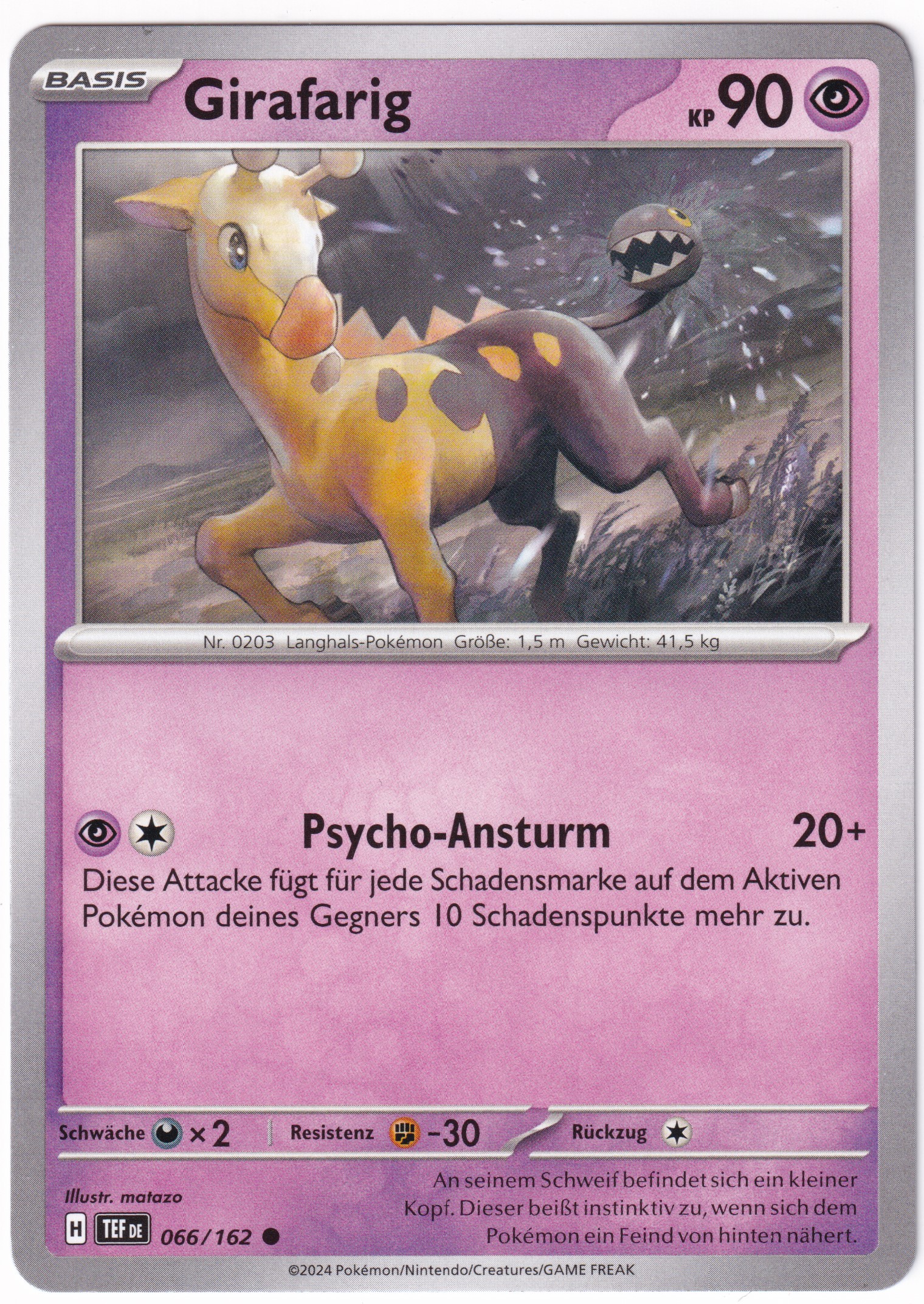 Girafarig 066/162 Common - Karmesin & Purpur - Gewalten der Zeit Deutsch