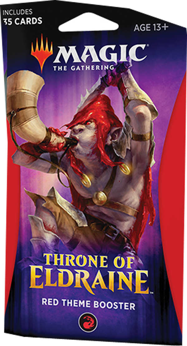 Magic Throne of Eldraine Red Theme Booster englisch