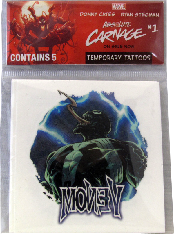 Marvel Absolute Carnage #1 Temporary Tattoos