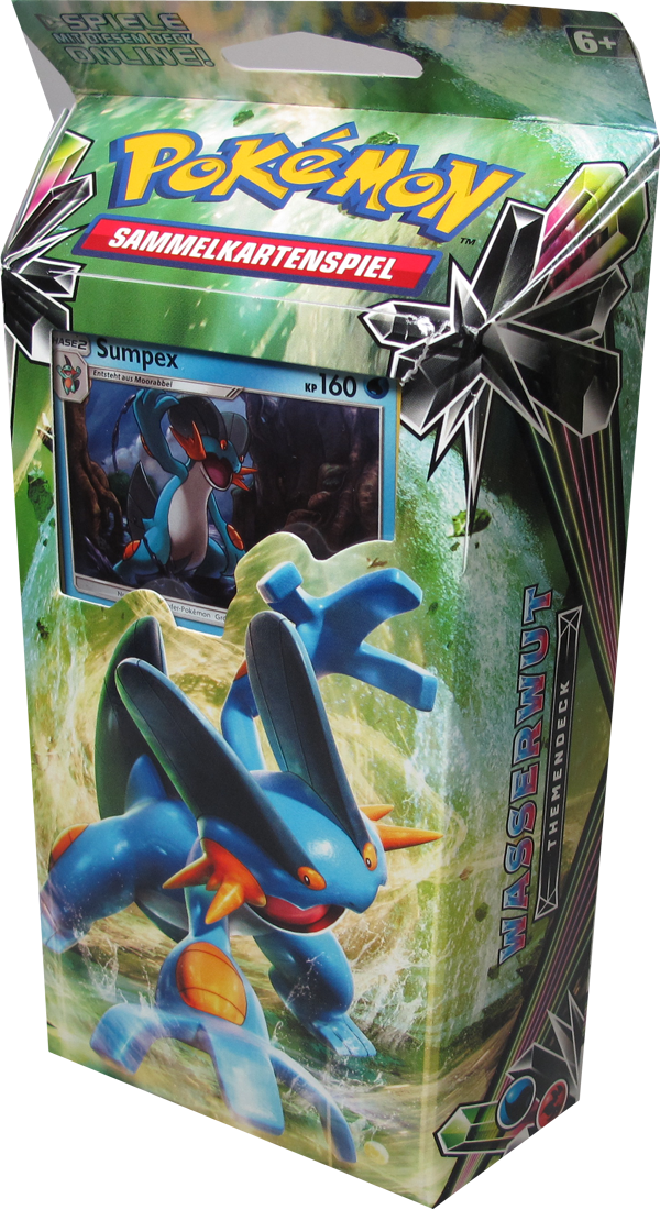 Pokemon Sonne & Mond Sturm am Firmarment Wasserwut Themendeck