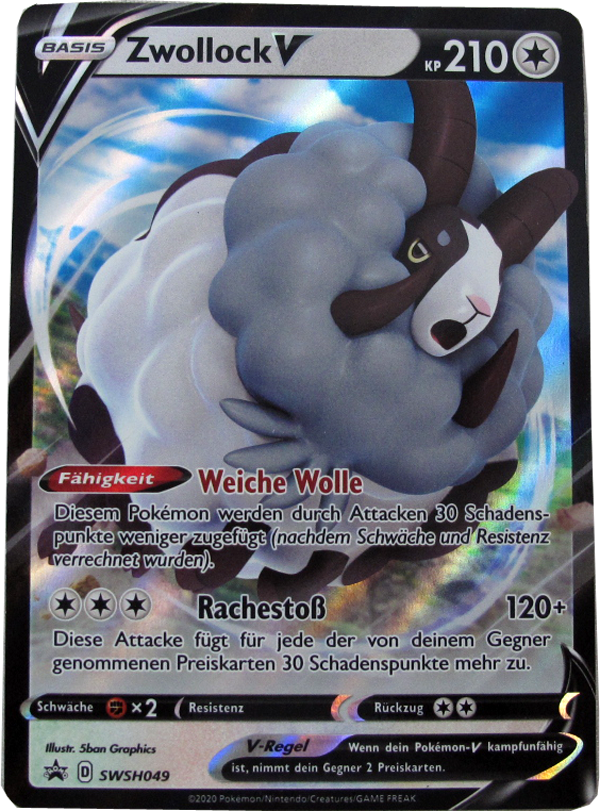 Pokemon ZwollockV Promo Oversize deutsch