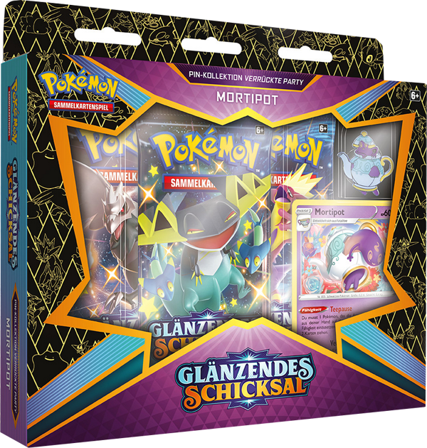 Pokemon Glänzendes Schicksal Mortipot Pin-Kollektion deutsch