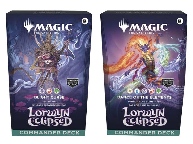Magic Lorwyn Eclipsed Commander Deck SET englisch