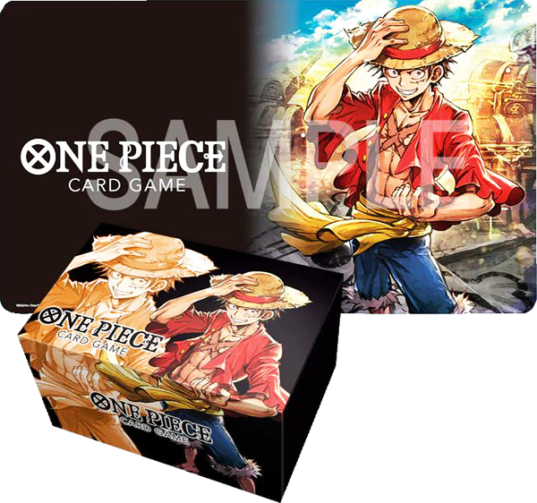 One Piece CG Playmat und Storage Box Set - Monkey D. Luffy englisch