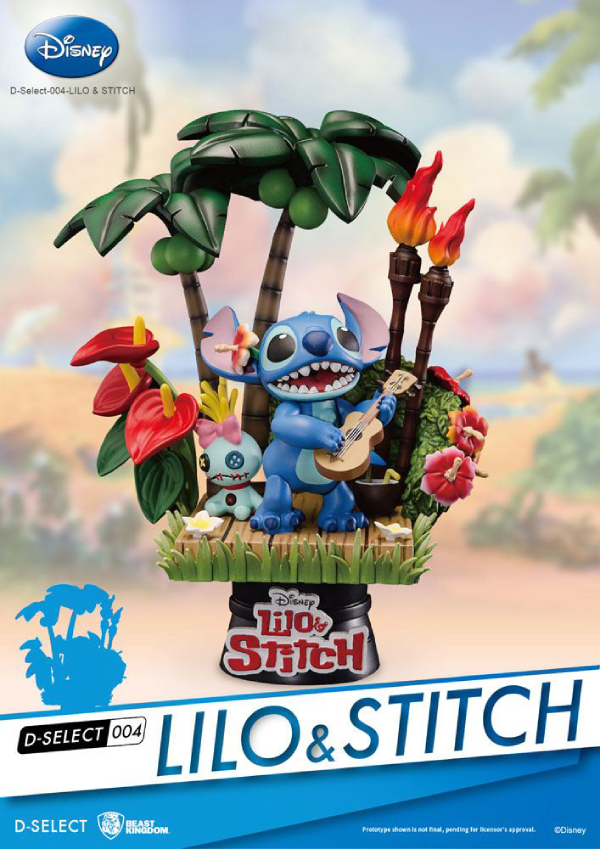 Figur - Disney Lilo & Stitch - D-Stage 004 Diorama - Stitch