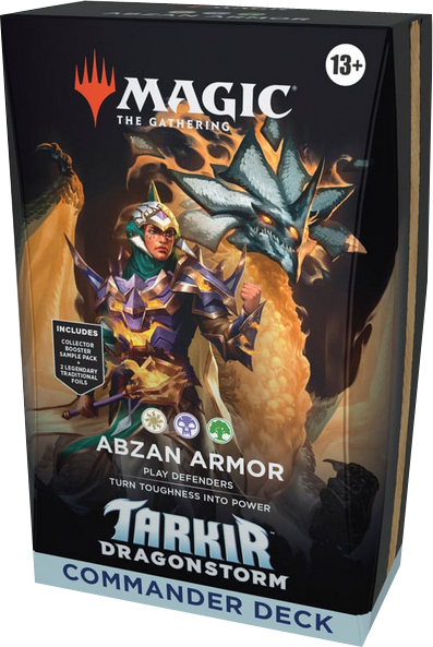Magic Tarkir: Dragonstorm Abzan Armor Commander Deck englisch