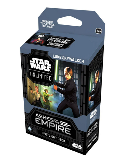 Star Wars: Unlimited - Ashes of the Empire Spotlight Deck - Luke Skywalker englisch