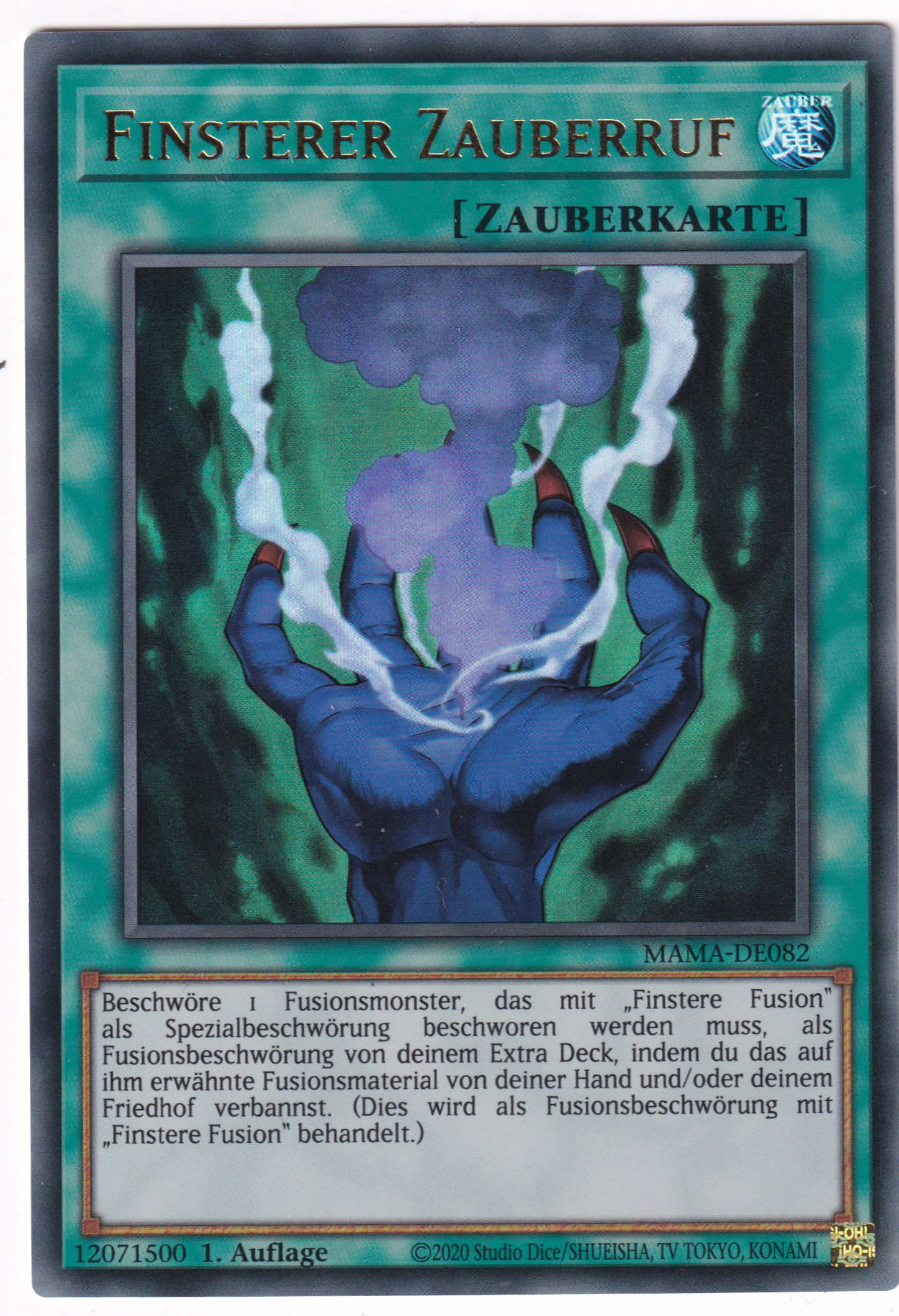 MAMA-DE082 Finsterer Zauberruf Ultra Rare deutsch