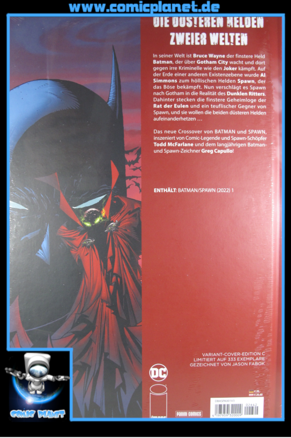 Batman/Spawn: Todeszone Gotham (Variant Cover C, limitiert auf 333 Exemplare)