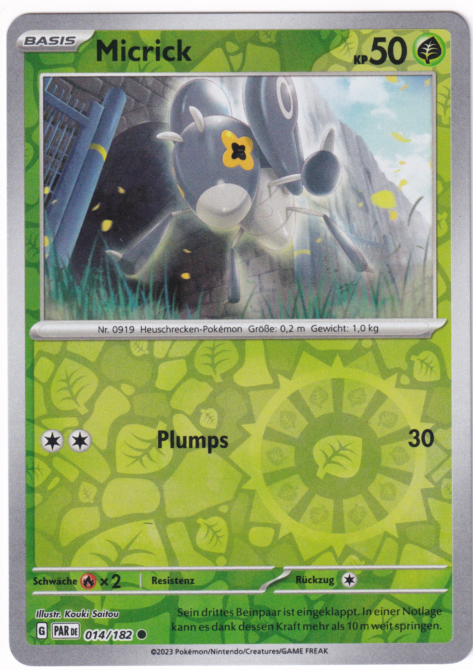 Micrick 014/182 Common Reverse Holo - Karmesin & Purpur - Paradoxrift Deutsch