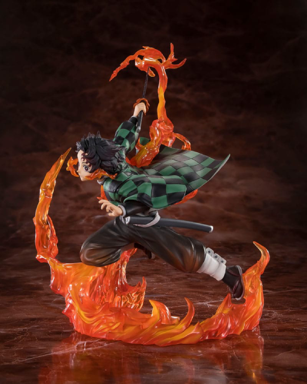 Figur - Demon Slayer - FigurartsZERO Figure - Tanjiro Kamado (Kyojuro Rengoku's Sword Guard Ver.)
