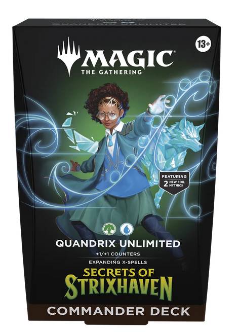 Magic Secrets of Strixhaven Quandrix Unlimited Commander Deck englisch