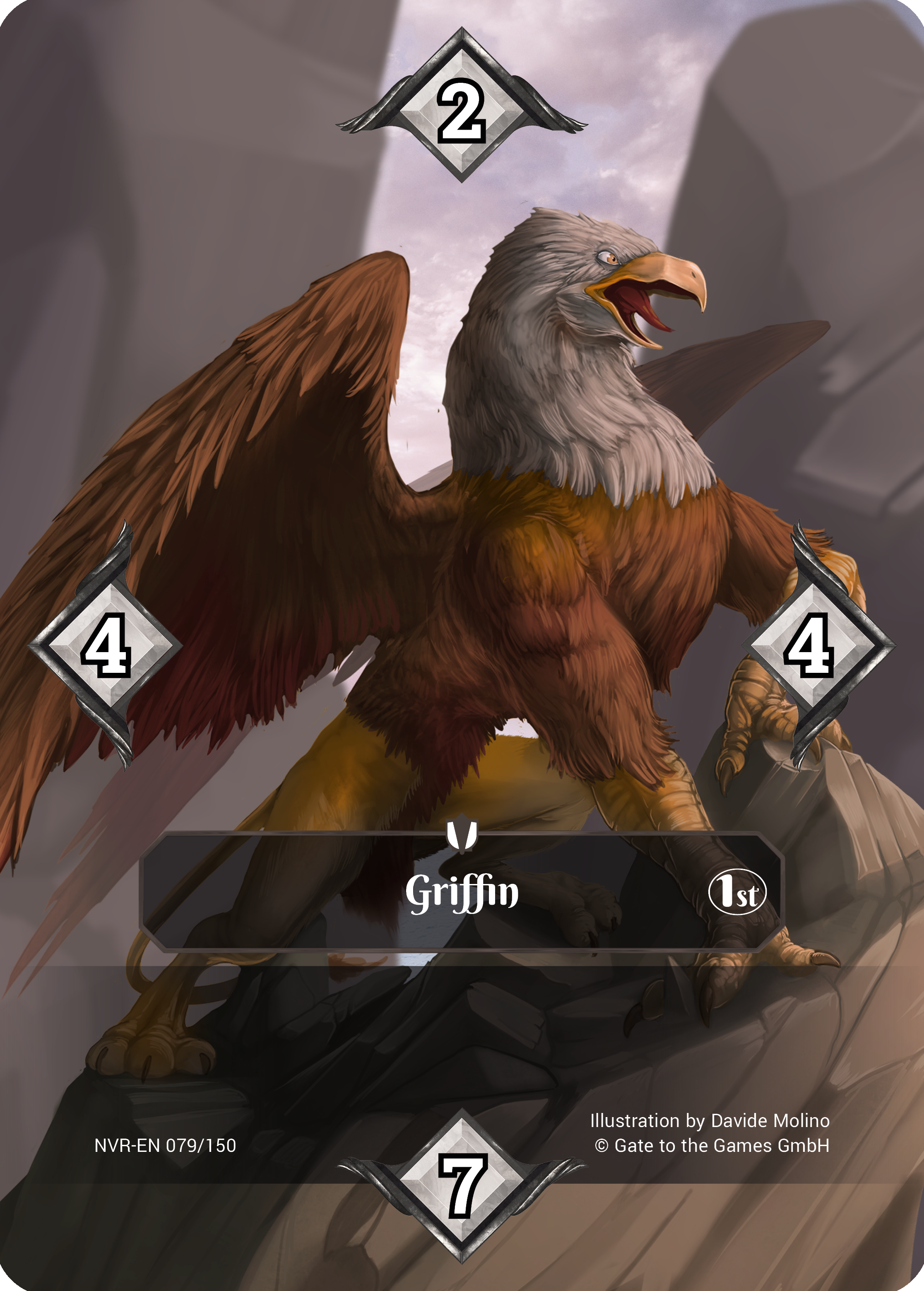 Griffin 079/150 Common  - Alpha 1. Edition EN