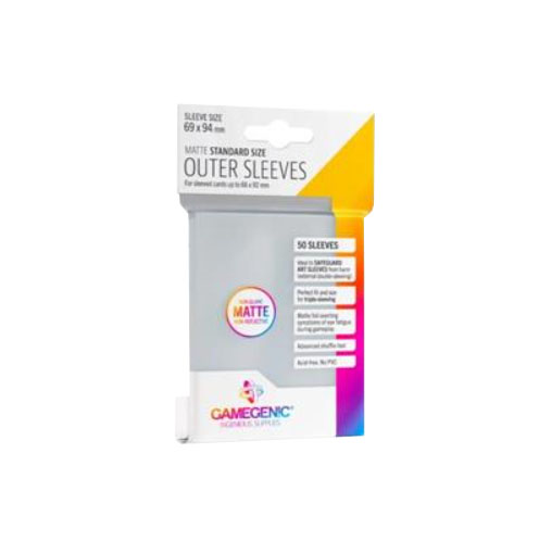 Gamegenic - Outer Sleeves Matte Standard  - Clear