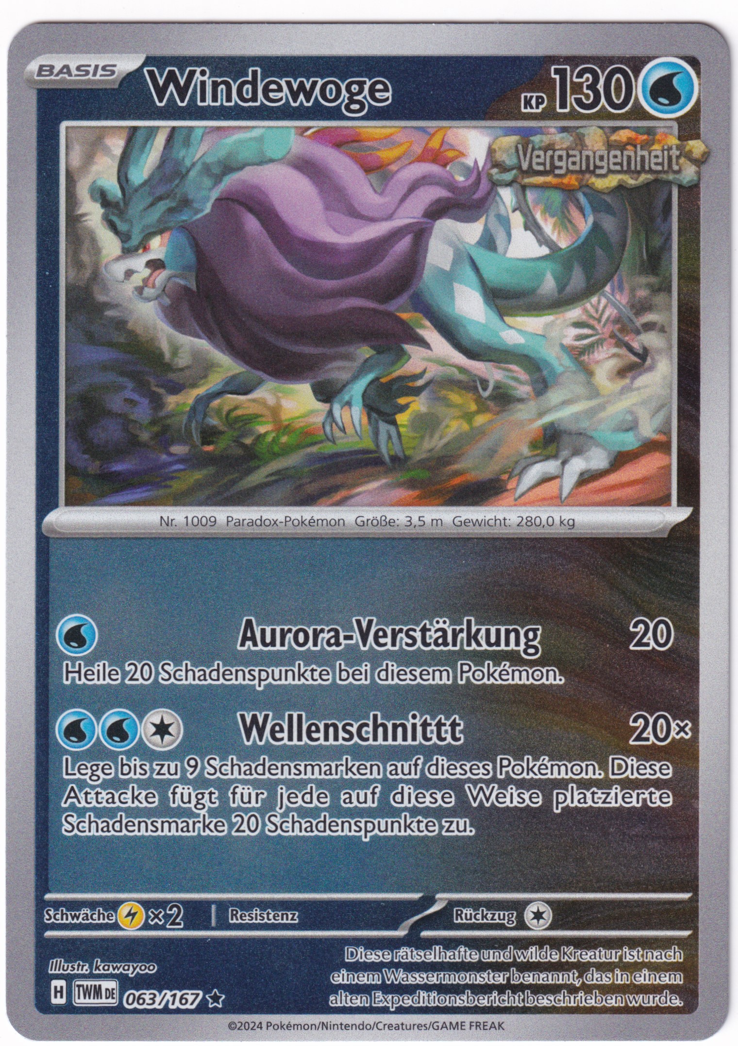 Windewoge 063/167 Rare Reverse Holo - Karmesin & Purpur - Maskerade im Zwielicht Deutsch