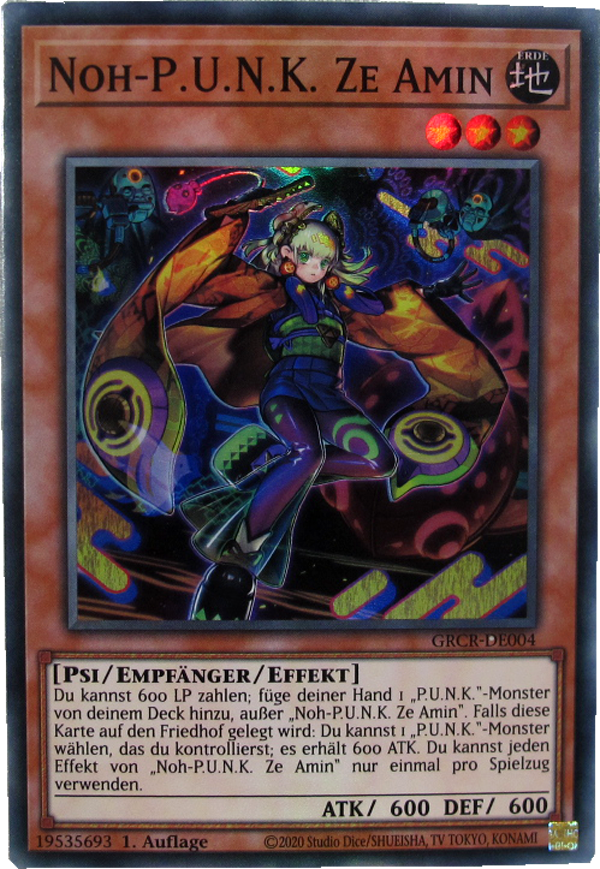 GRCR-DE004 Noh-P.U.N.K. Ze Amin Super Rare deutsch