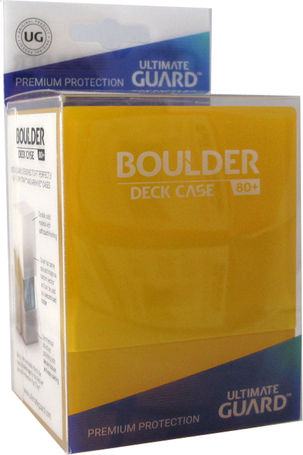 Ultimate Guard - Deck Boulder Amber 80 Standardkarten