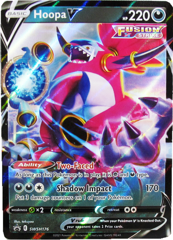Pokemon SWSH176 Hoopa V Promo Einzelkarte englisch