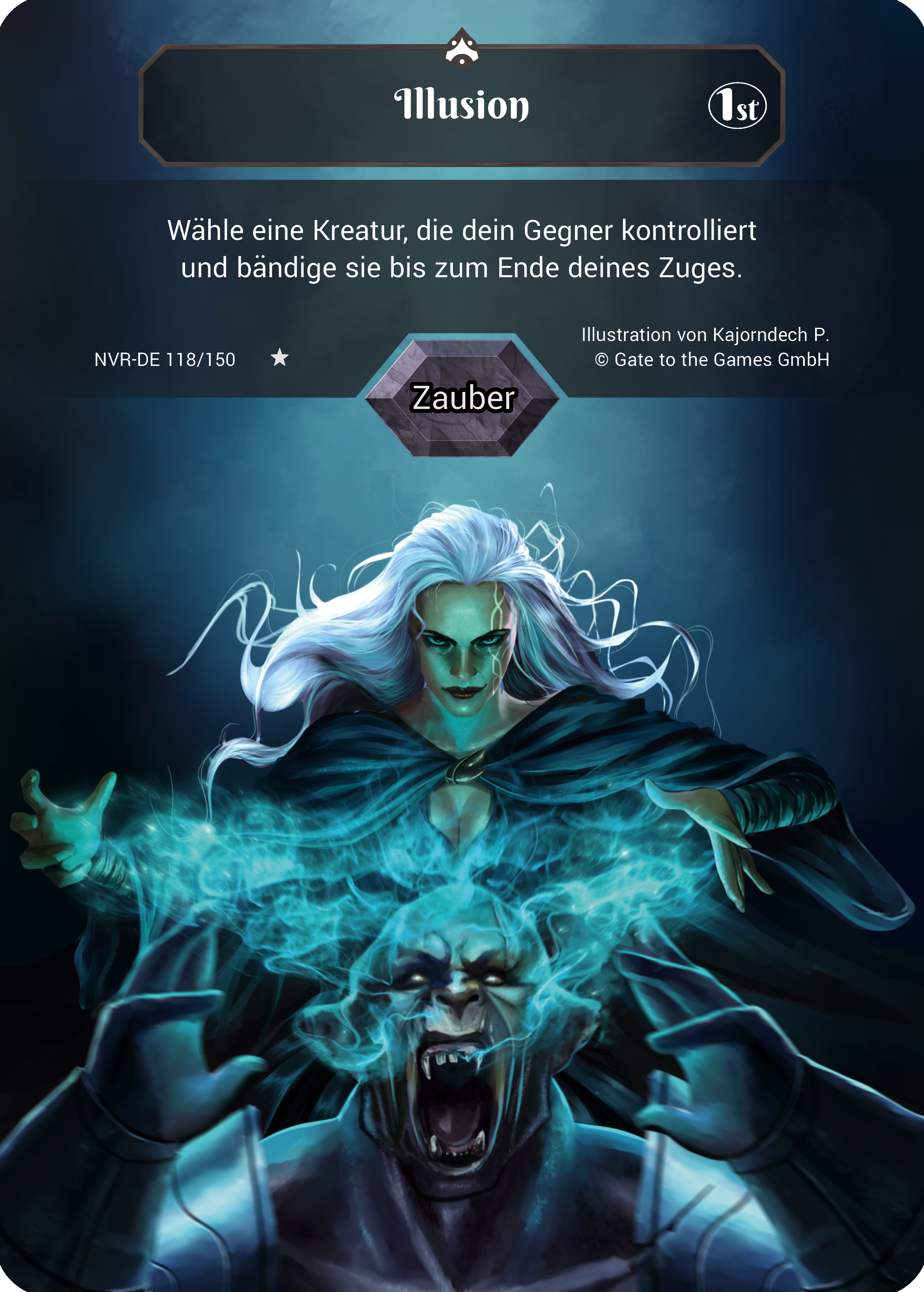 Illusion 118/150 Rare  - Alpha 1. Edition DE