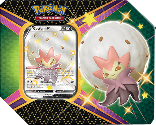 Pokemon Glänzendes Schicksal Cottomi-V Tin deutsch