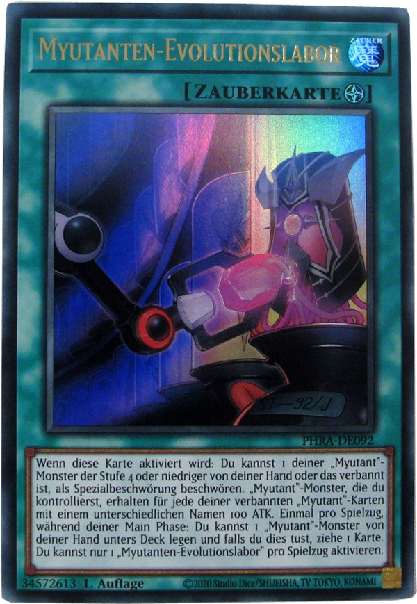 PHRA-DE092 Myutanten-Evolutionslabor Ultra Rare deutsch