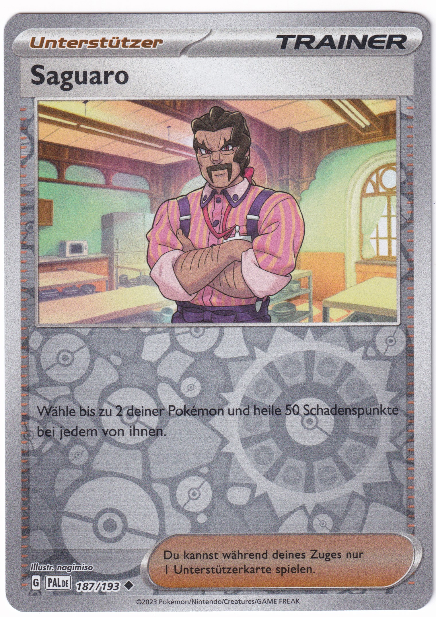 Saguaro 187/193 Uncommon Reverse Holo - Entwicklungen in Paldea Deutsch