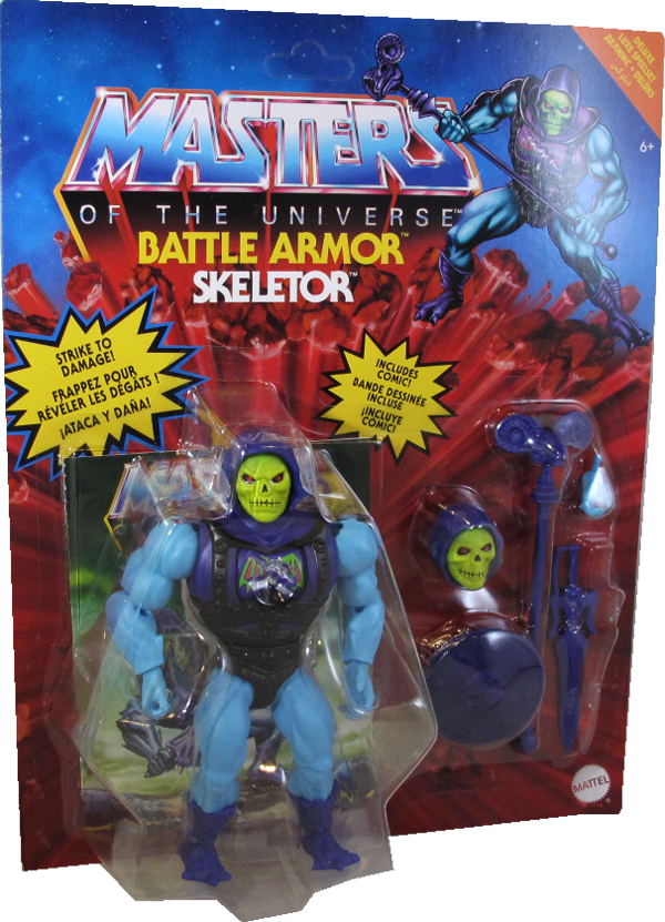 Action Figur Masters of the Universe Battle Armor Skeletor
