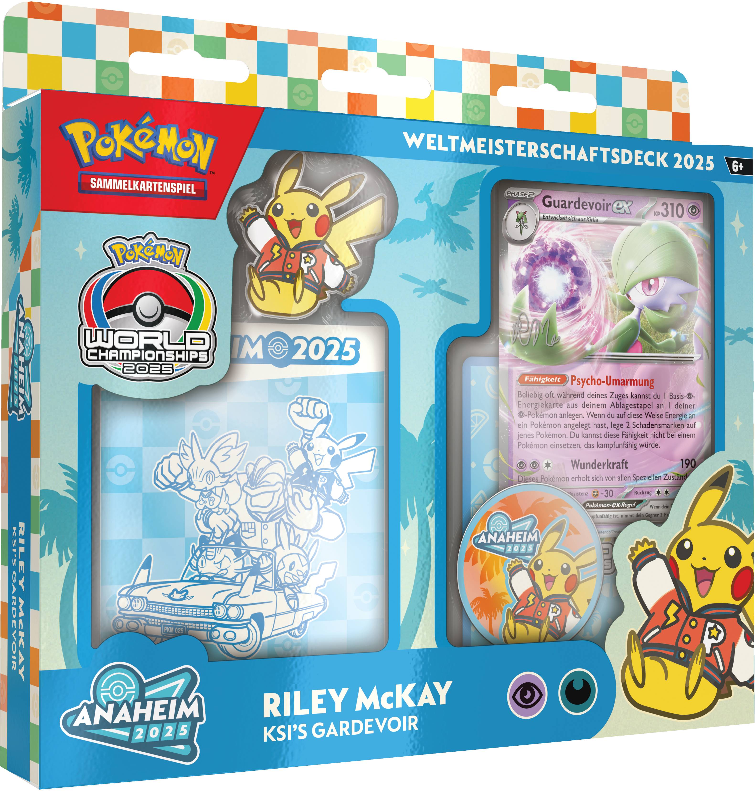 Pokemon 2025 Weltmeisterschaftsdeck - KSIs Gardevoir (Riley McKay) deutsch
