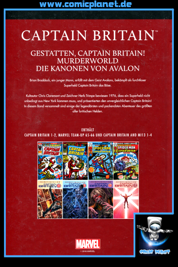 Marvel - Die Superhelden-Sammlung im HC Band 046: Captain Britain