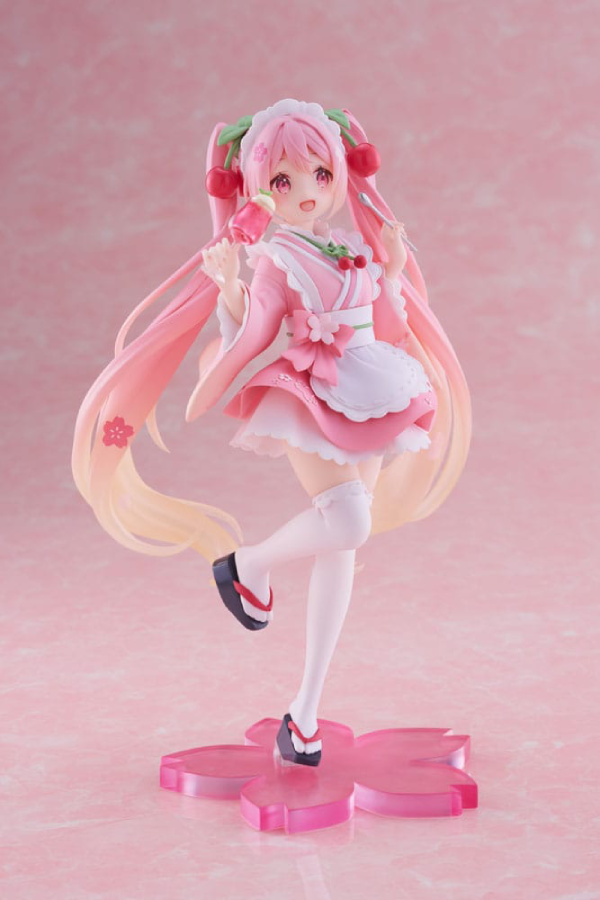 Figur - Hatsune Miku - Newley Written Figure - Sakura Miku (Japanese Cafe Ver.) Reissue