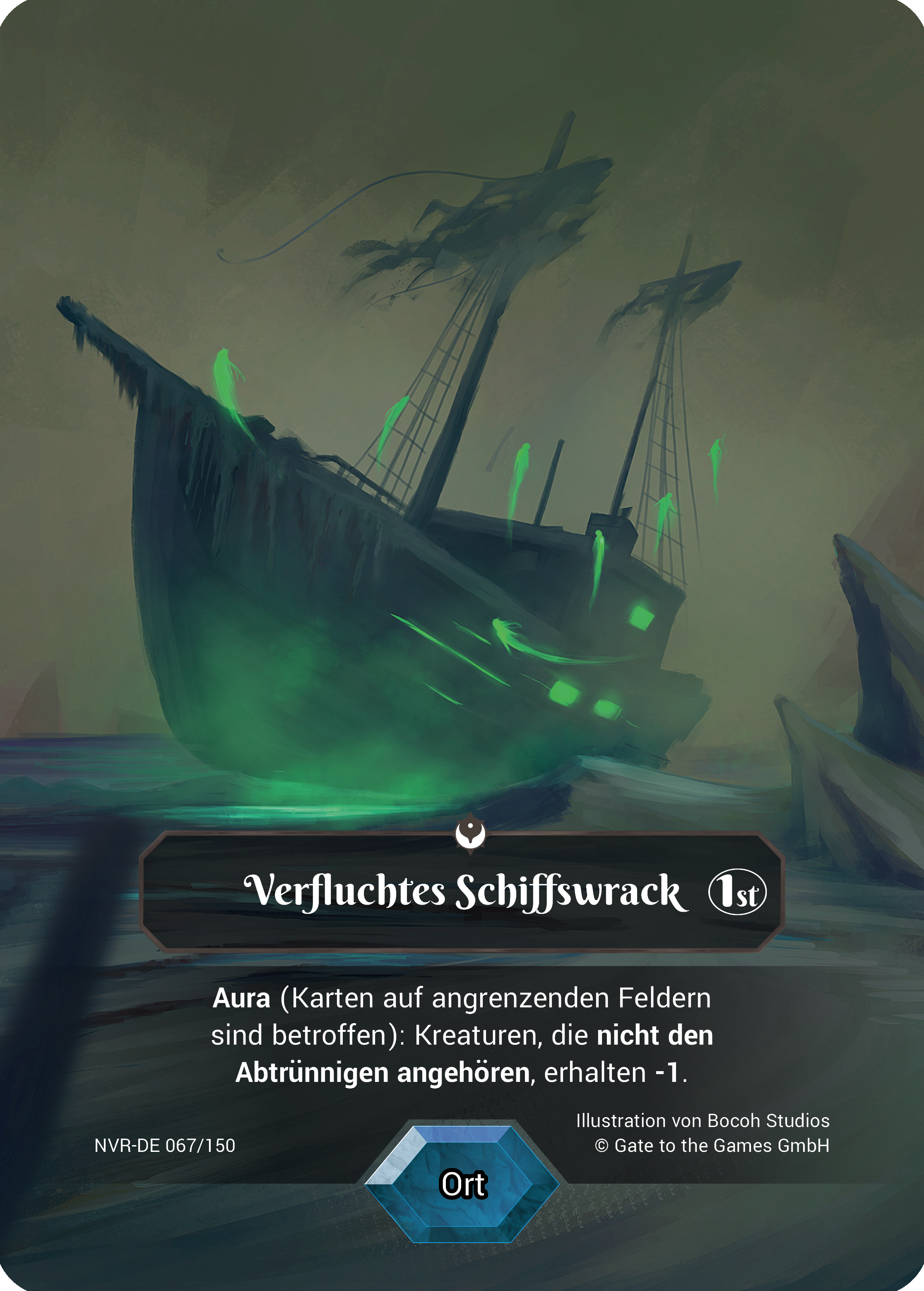 Verfluchtes Schiffswrack 067/150 Common  - Alpha 1. Edition DE