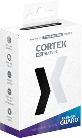 Ultimate Guard - Standard Size - Cortex - Schwarz (100)