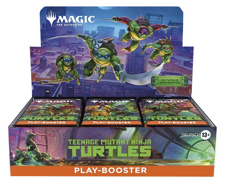 Magic Teenage Mutant Ninja Turtles Play Booster Display deutsch