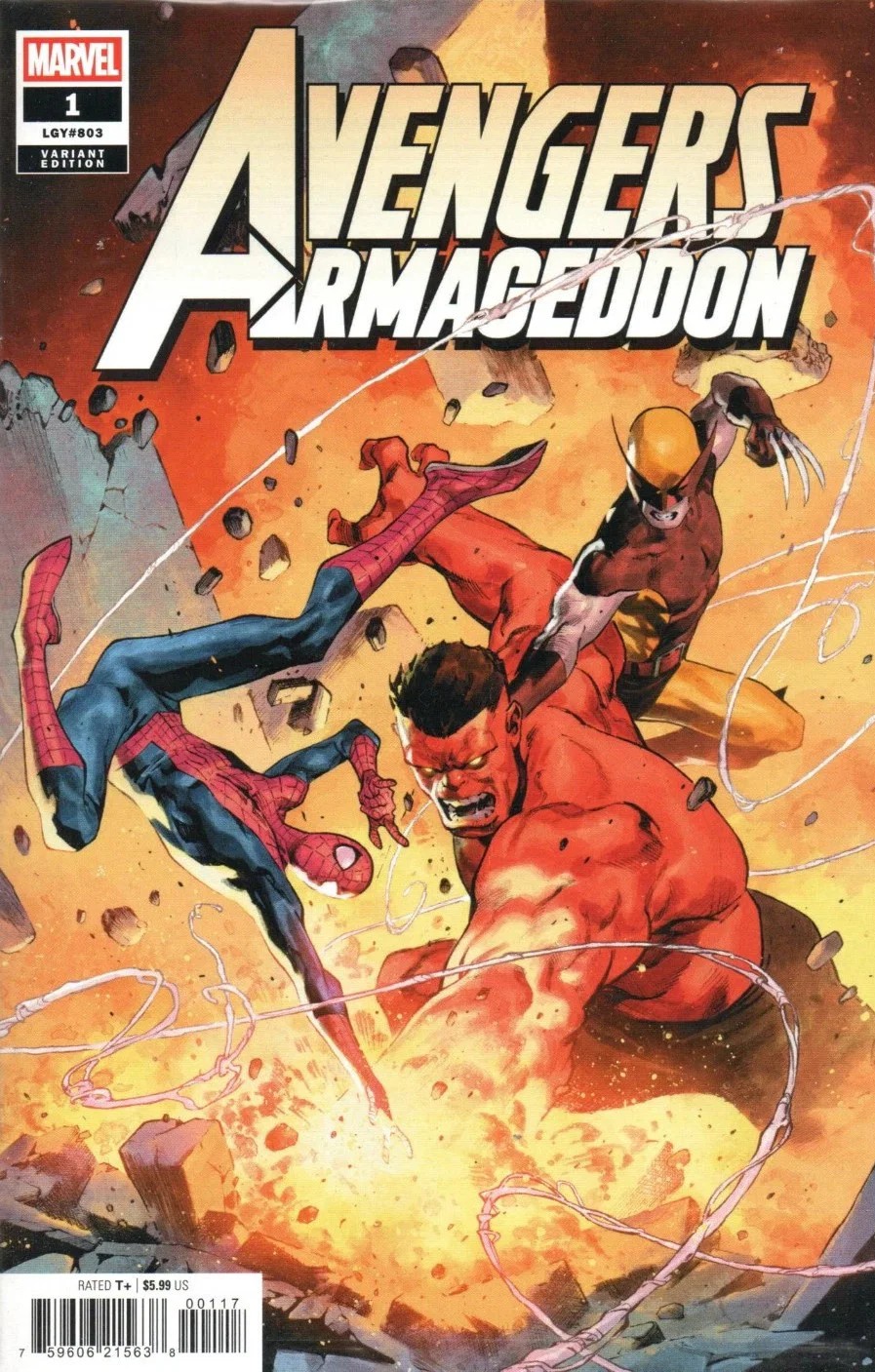AVENGERS: ARMAGEDDON #1 INCV 1:25 JEROME OPENA VARIANT - 1st Ptg inkl. MAGIC PROMO CARD