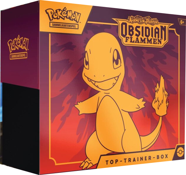 Pokemon Karmesin & Purpur Obsidian Flammen Top-Trainer-Box deutsch